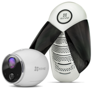 EZVIZ Mini Trooper Универсальная Wi-Fi камера на батарейке с базовой станцией комплект 1