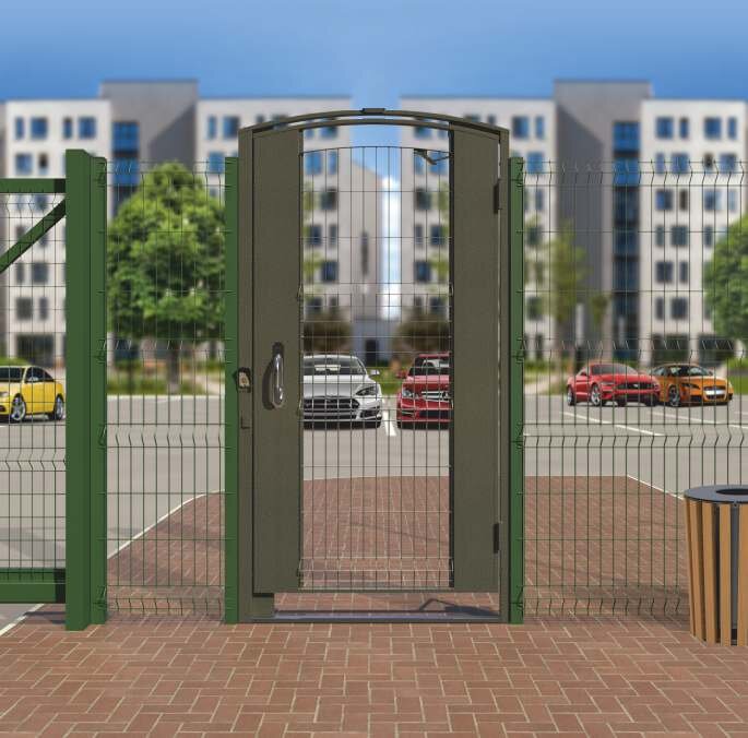 Калитка открывается по карте, ключу или со смартфона